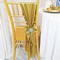10 Pieces Antique Gold Satin Chair Sashes 8"x108" Glamorous Party Accent